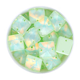 Light Azore AM Rivoli Square Shape High Quality Glass Sew-on Rhinestones WholesaleRhinestone